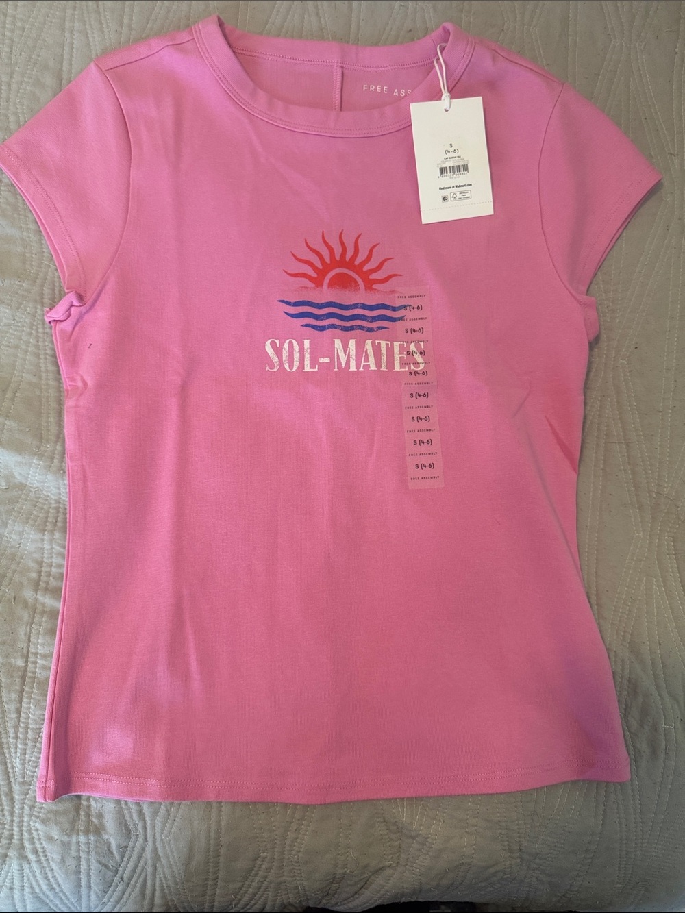 Pink 'Sol-Mates' Graphic Tee